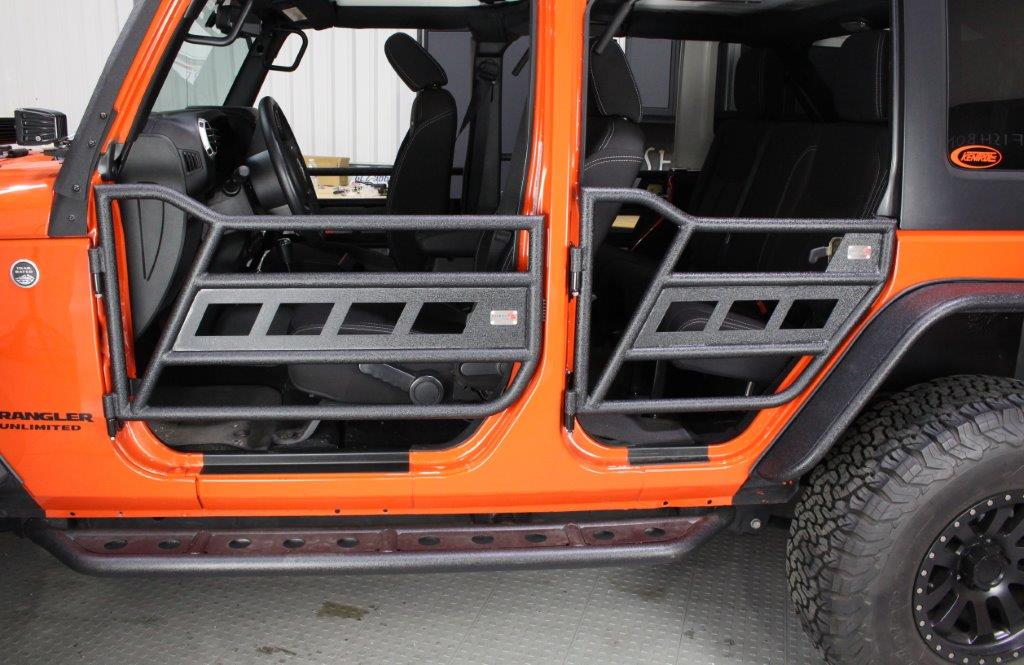 Jeep JK Tube Doors 07-18 Wrangler JK 4 Door Front/Rear Fishbone