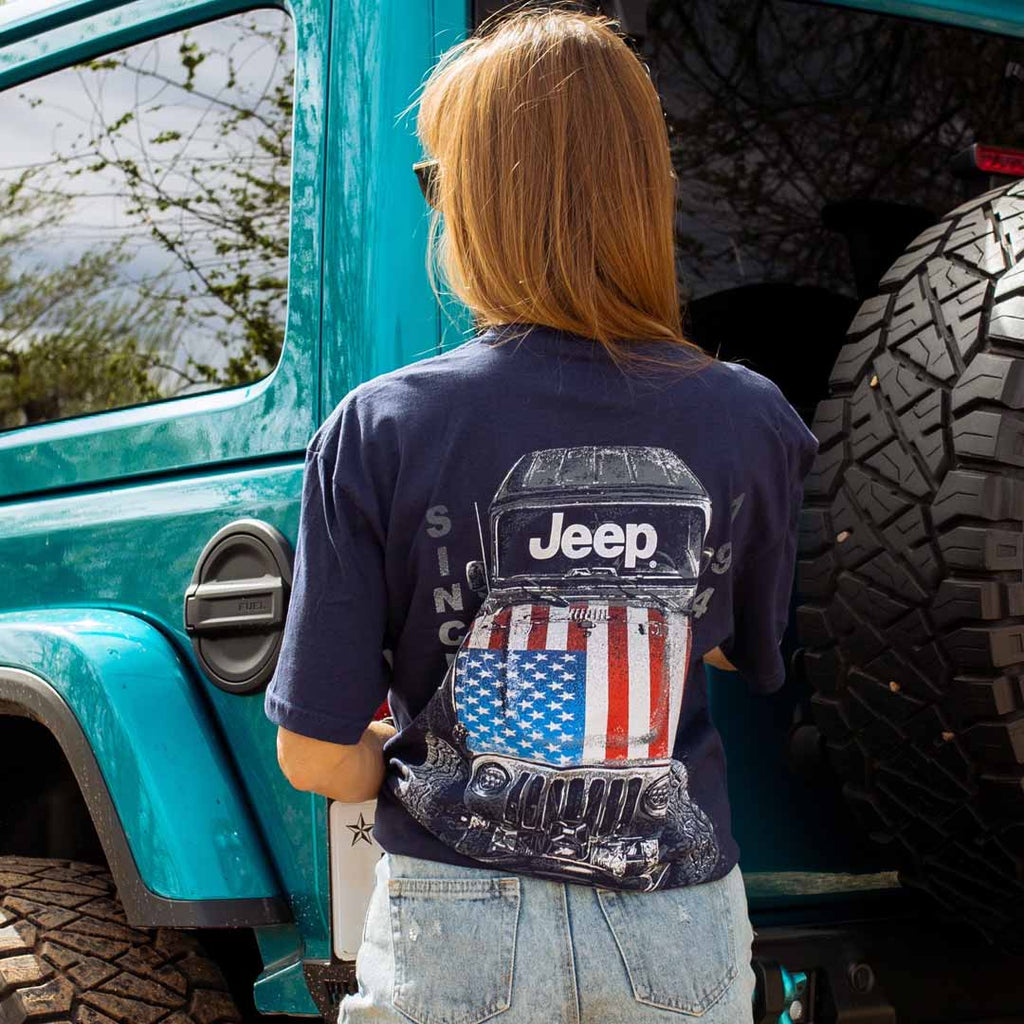 JEDCo T-Shirt Jeep - Big USA T-Shirt