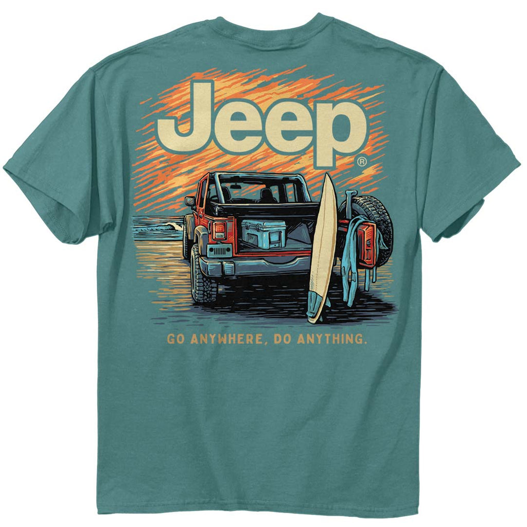 JEDCo T-Shirt Jeep - Surf Beach T-Shirt