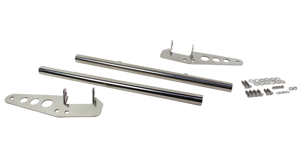 Kentrol Grill Guard Jeep CJ Grill Guard 55-86 CJ Polished Silver Kentrol