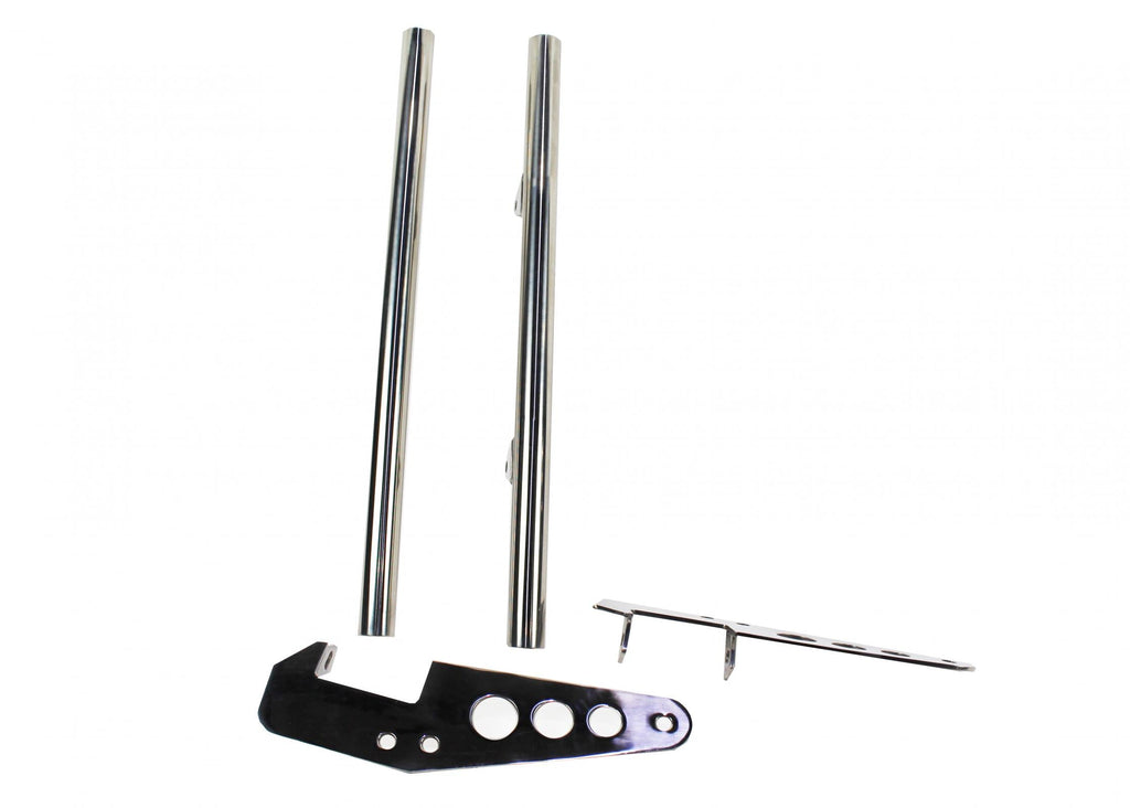 Kentrol Grill Guard Jeep CJ Grill Guard 55-86 CJ Polished Silver Kentrol