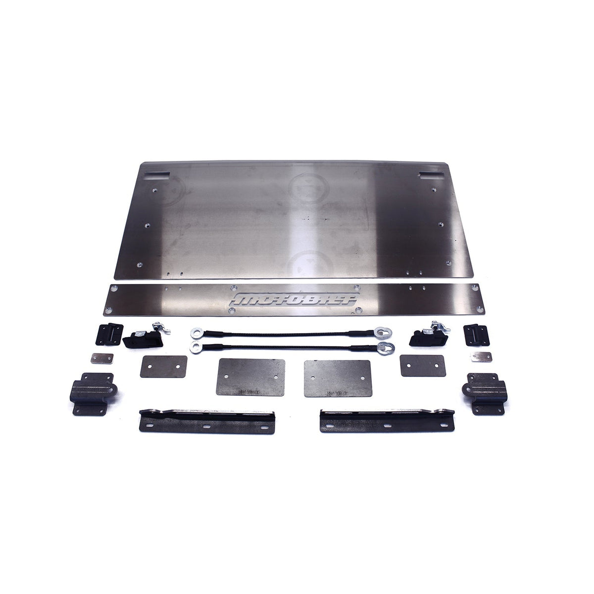 Bubu③ J726 Fold Down Aluminum Tailgate for Jeep CJ, YJ, TJ and LJ Motobilt
