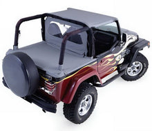 Load image into Gallery viewer, Rampage Soft Tops Rampage 1992-1995 Jeep Wrangler(YJ) Cab Soft Top And Tonneau Cover - Black Denim