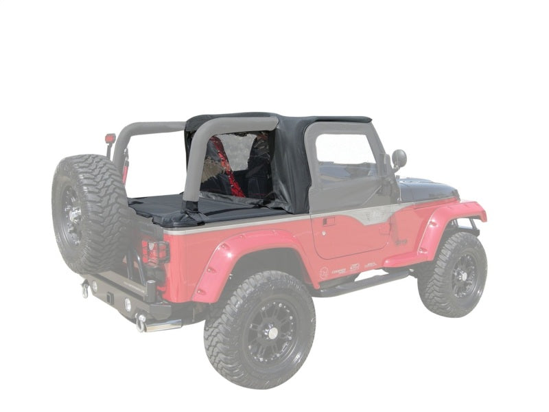 Rampage Soft Tops Rampage 1997-2002 Jeep Wrangler(TJ) Cab Soft Top And Tonneau Cover - Black Denim