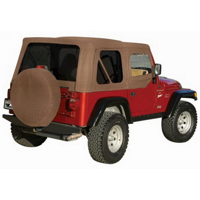 Rampage Soft Tops Rampage 1997-2006 Jeep Wrangler(TJ) OEM Replacement Top - Khaki
