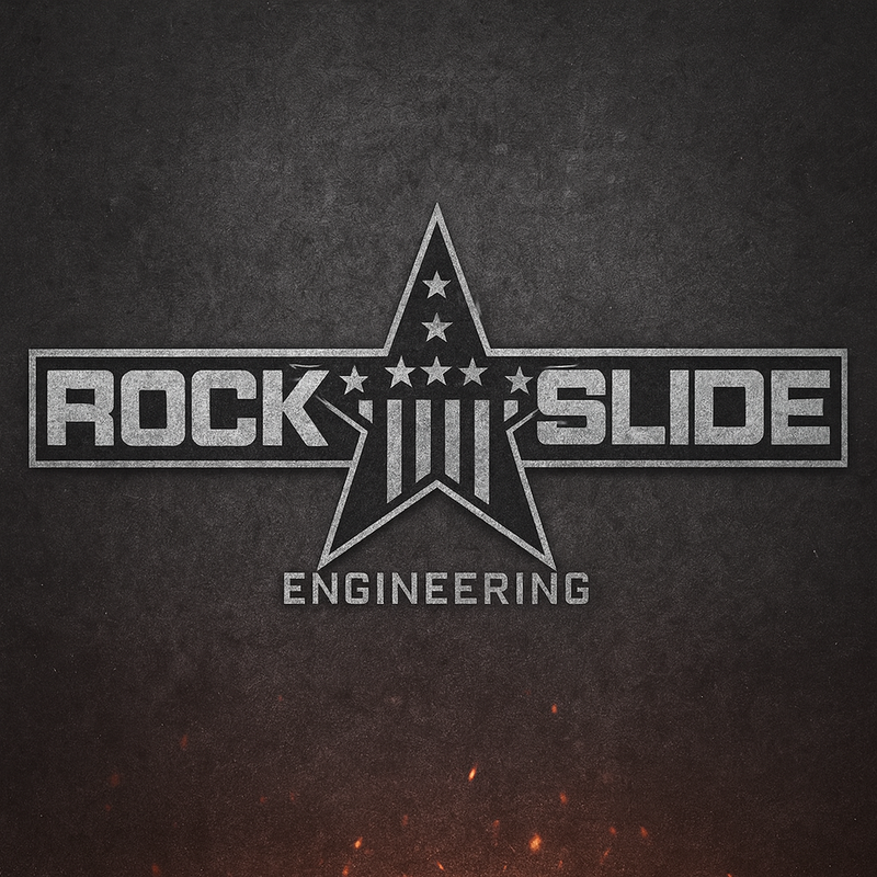 Rockslide Engineering logo at JeepHut