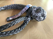 Load image into Gallery viewer, 10 Inch Soft Shackle 7/16 Diameter Standard Duty Gray Factor 55