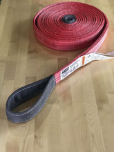 Load image into Gallery viewer, 30 Foot Tow Strap Standard Duty 30 Foot x 2 Inch Red Factor 55