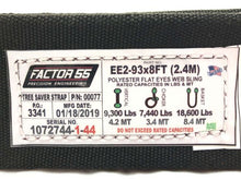 Load image into Gallery viewer, Tree Saver Strap 8 Foot x 3.0 Inch Factor 55