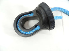 Load image into Gallery viewer, Splicer 3/8-1/2 Inch Synthetic Rope Splice On Shackle Mount Black Factor 55
