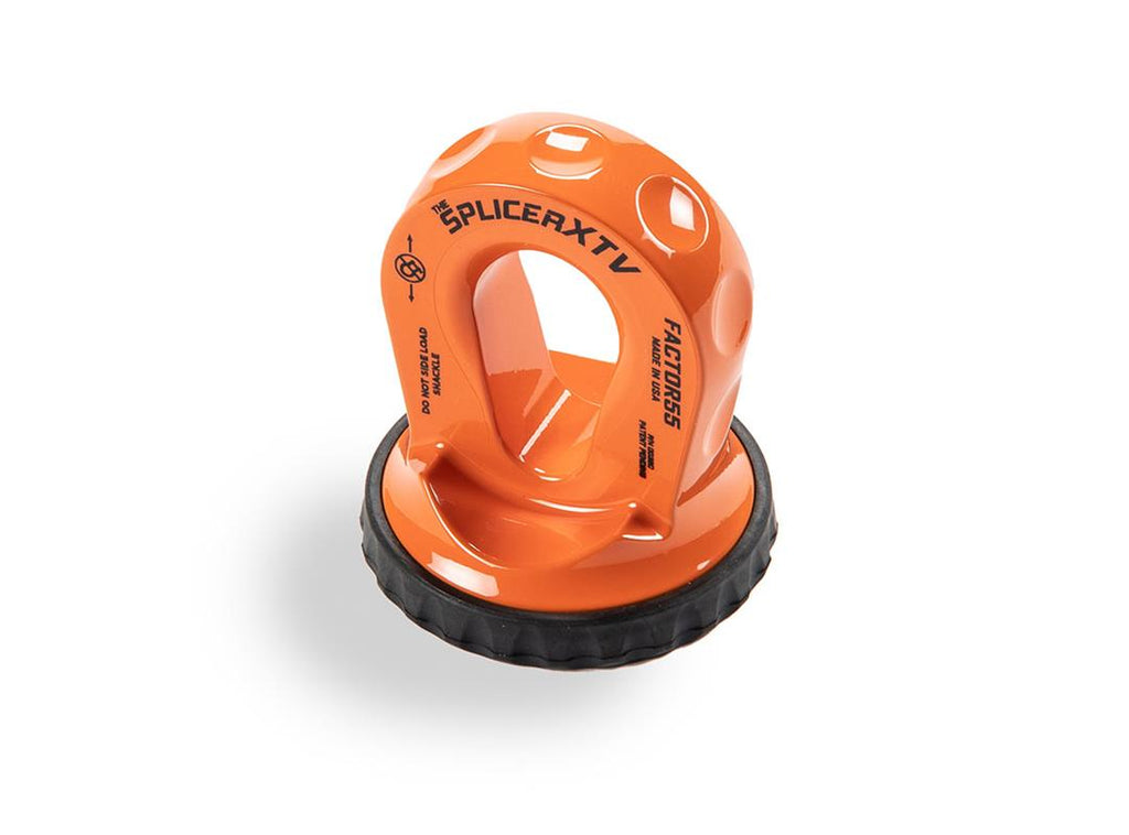 Splicer XTV Splice On Synthetic Rope Thimble Shackle Orange Factor 55
