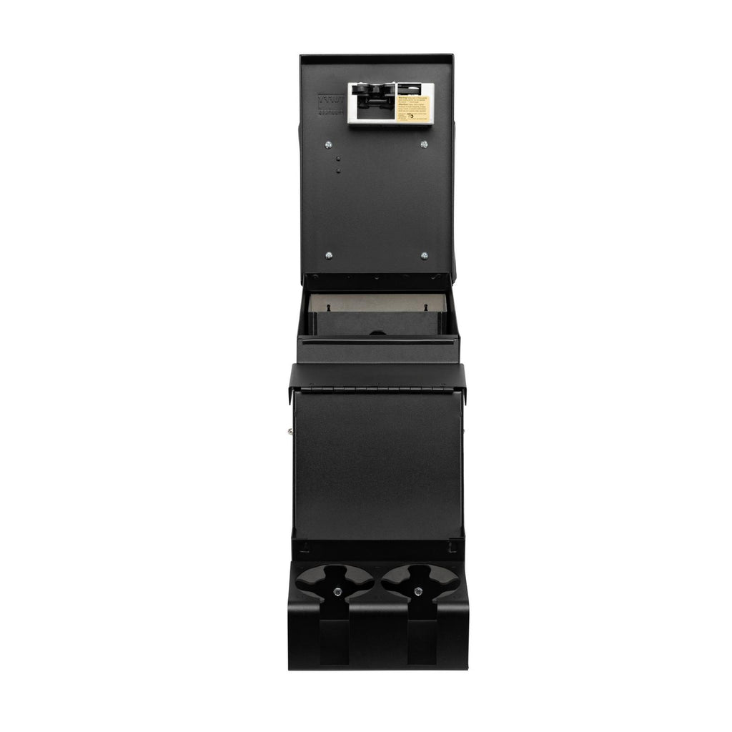 Deluxe Stereo Center Console Universal 8 Inch Wide Black Tuffy Security Products