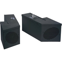 Load image into Gallery viewer, Security Speaker/Storage Lockbox w/ Roll Bar Cutout - 55-86 CJ / 87-91 Wrangler YJ 6-9 inch Locking Black Set of 2 Tuffy Security Products