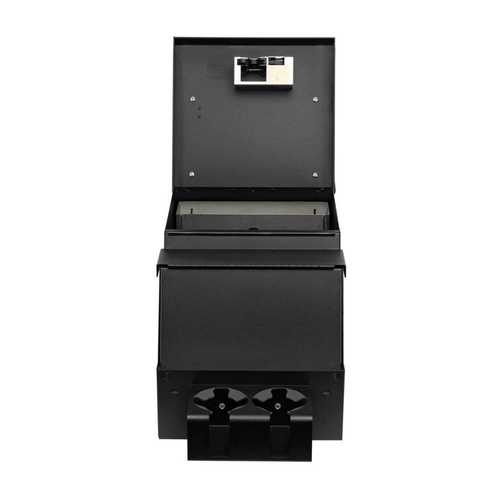 Deluxe Stereo Center Console Universal 12 1/2 Inch Wide Black Tuffy Security Products