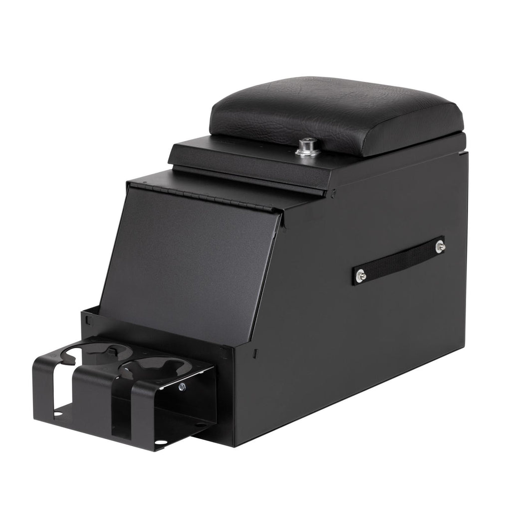 Deluxe Stereo Center Console Universal 10 Inch Wide Black Tuffy Security Products