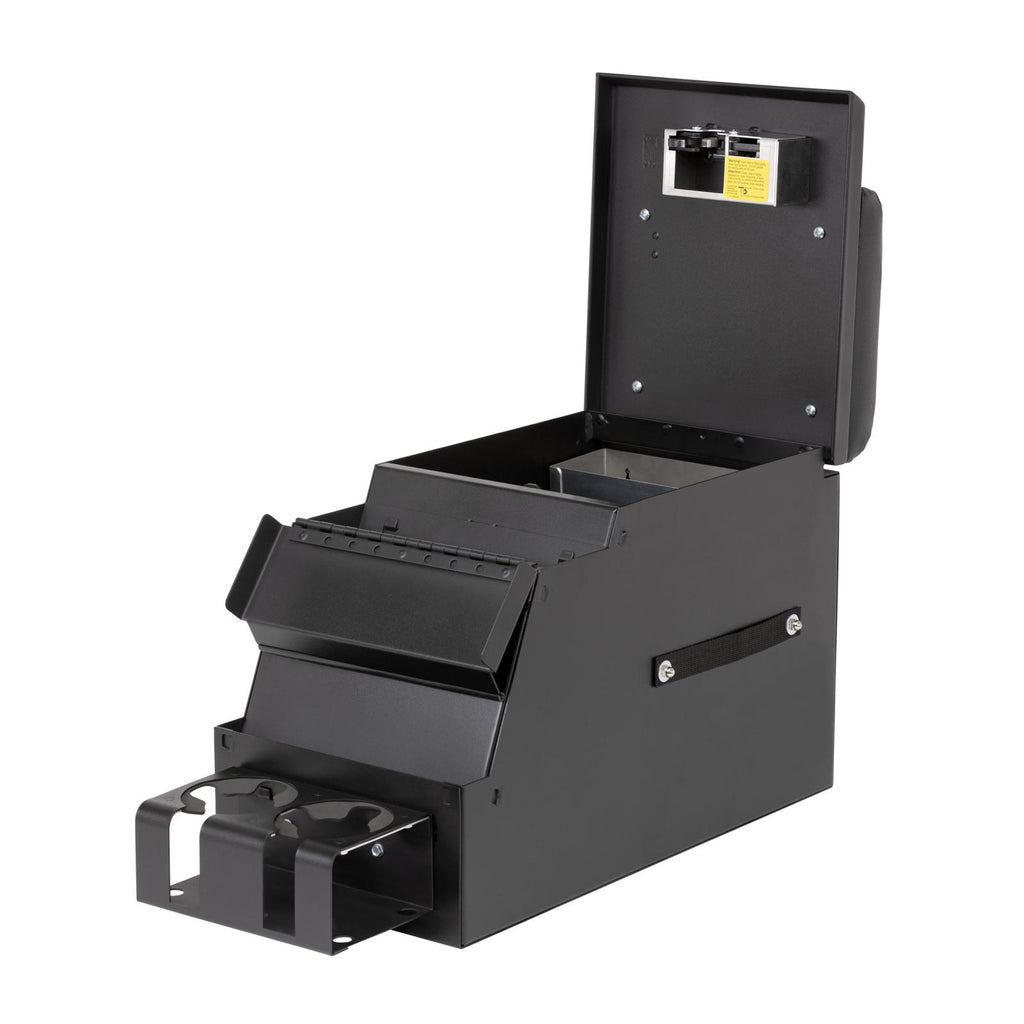 Deluxe Stereo Center Console Universal 10 Inch Wide Black Tuffy Security Products