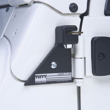 Load image into Gallery viewer, Door Hinge Locker - 97-06 Wrangler TJ Black Set of 2 Tuffy Security Products