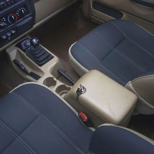 Console Safe - 97-00 Wrangler TJ w/ Factory Console Black Tuffy Security Products