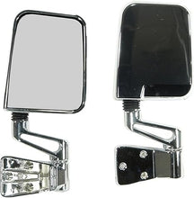 Load image into Gallery viewer, Rugged Ridge 11010.04 Door Mirror Kit, Chrome 11010.04 Fits 1987-2002 Jeep Wrangler YJ/TJ-Clearance