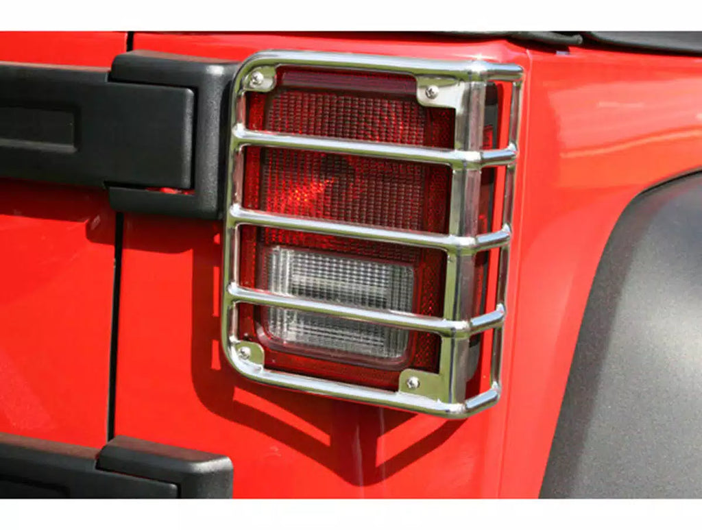 Wrangler JK Euro style stainless steel Tail light guards-Clearance