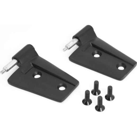Rugged Ridge 11202.23 Driver Side Door Hinge Set in Black Powder Coat for 07-18 Jeep Wrangler JK-Clearance
