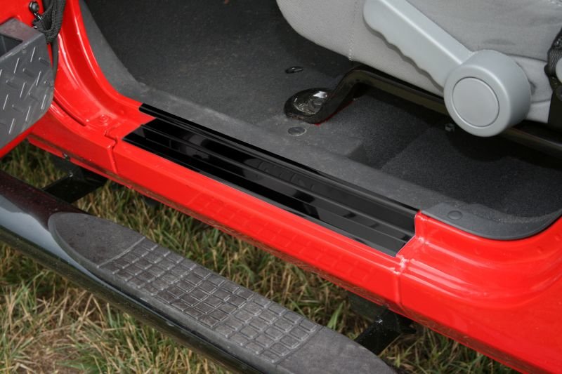 Rugged Ridge 11216.10 Entry Guard Set in Black for 07-18 Jeep Wrangler JK 2 Door-Clearance