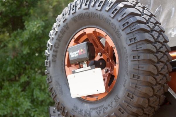 Rugged Ridge Spare Tire Light Mount-Clearance