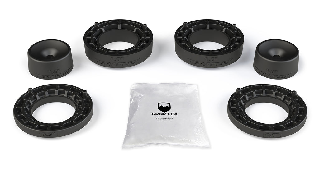 20-Up Jeep Gladiator 1.5 Inch Performance Spacer Leveling Kit No Shocks TeraFlex