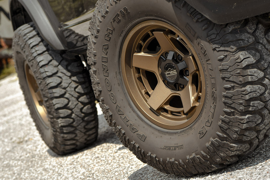 Overland Sector Atlas 17x9 +0 5x139.7/5x150mm 110.1mm Satin Textured Bronze