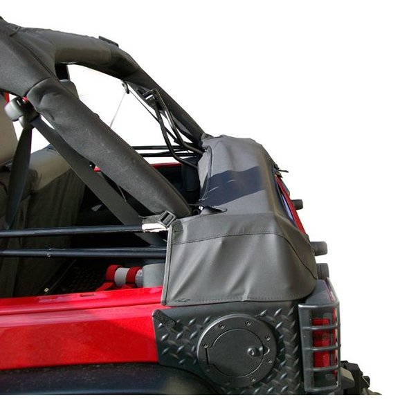 Rugged Ridge 12104.51 Soft Top Storage Boot in Black Diamond for 07-10 Jeep Wrangler Unlimited JK 4 Door-Clearance