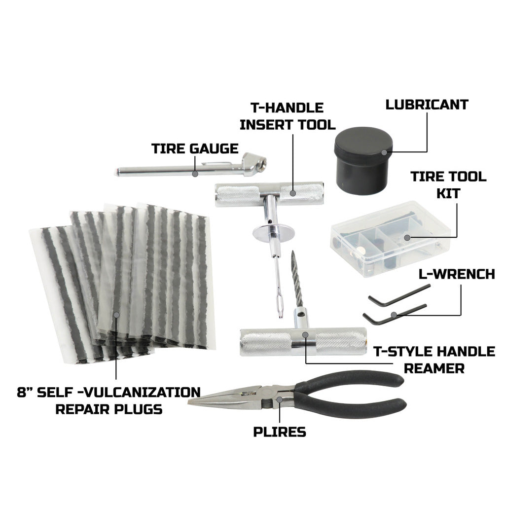 Valve Stem Repair Kit 17 Piece Kit With Storage Box Up Down Air
