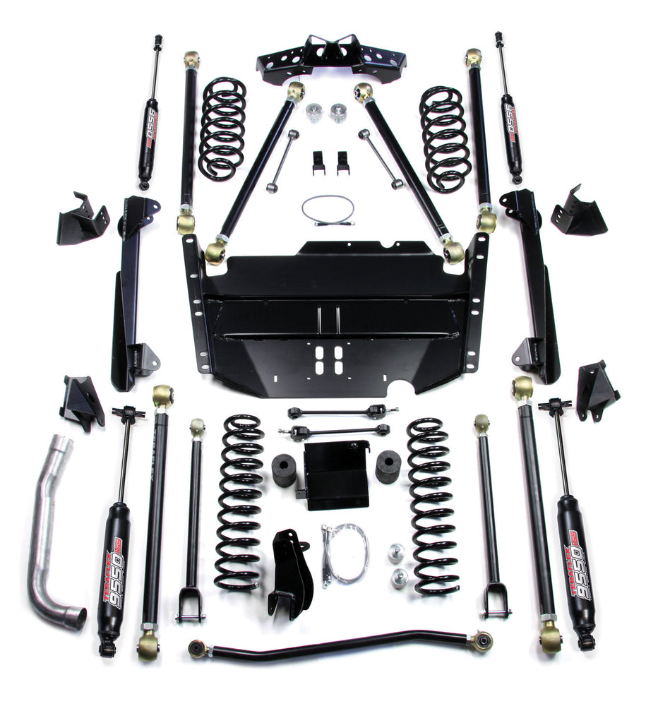 97-06 Jeep Wrangler TJ SWB 5 Inch Pro LCG Long Arm Suspension System & 9550 VSS Twin-Tube Shocks TeraFlex