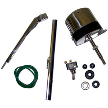 Load image into Gallery viewer, 12 Volt 1-Speed Stainless Wiper Motor Kit for 41-63 Jeep CJs, MB, M38, M38-A1 Crown Automotive