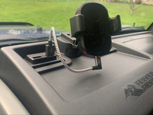 Load image into Gallery viewer, Rugged Ridge Dash Multi-Mount System w/ Phone Holder w/ Wireless Charging- Clearance