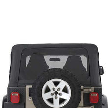 Load image into Gallery viewer, Jeep TJ Replacement Soft Top With Tinted Windows Upper Doors For 97-06 Wrangler TJ Black Diamond King 4WD