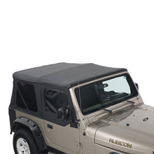 Load image into Gallery viewer, Jeep TJ Replacement Soft Top With Upper Doors For 97-06 Wrangler TJ Black Diamond King 4WD