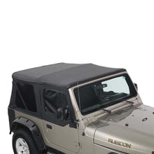 Load image into Gallery viewer, Jeep TJ Replacement Soft Top With Upper Doors For 97-06 Wrangler TJ Black Diamond King 4WD