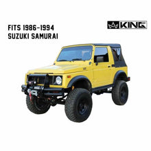 Load image into Gallery viewer, Samurai Replacement Soft Top Tinted Windows For 86-94 Suzuki Samurai Black Diamond King 4WD