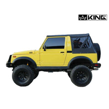Load image into Gallery viewer, Samurai Replacement Soft Top Tinted Windows For 86-94 Suzuki Samurai Black Diamond King 4WD