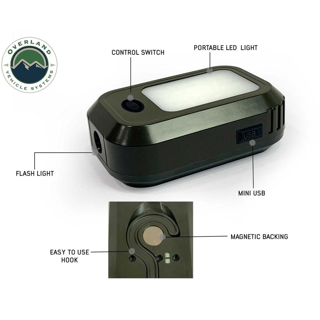 UFO Solar Light Light Pods & Speaker - Camping Light Overland Vehicle Systems