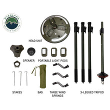 Load image into Gallery viewer, UFO Solar Light Light Pods &amp; Speaker - Camping Light Overland Vehicle Systems
