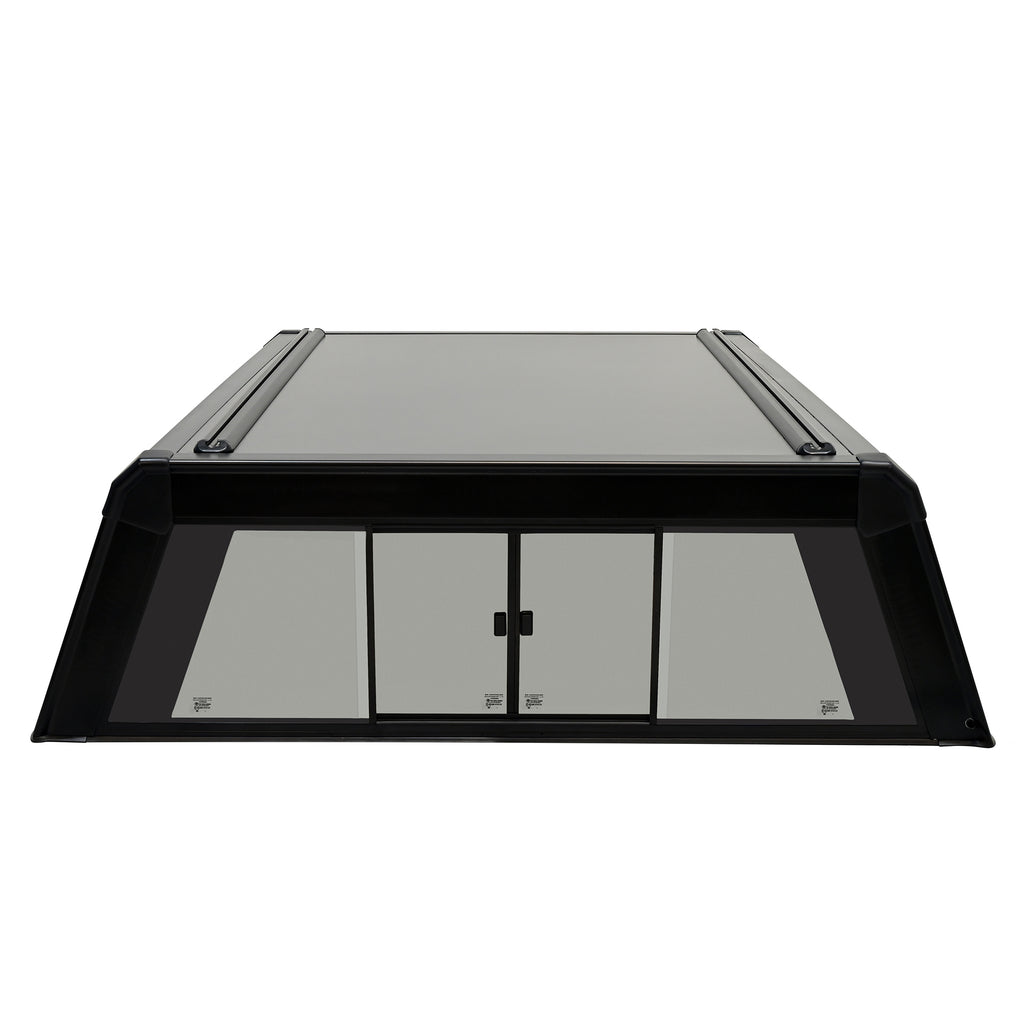 EXP Truck Cap with Sliding Front Glass Matte Black