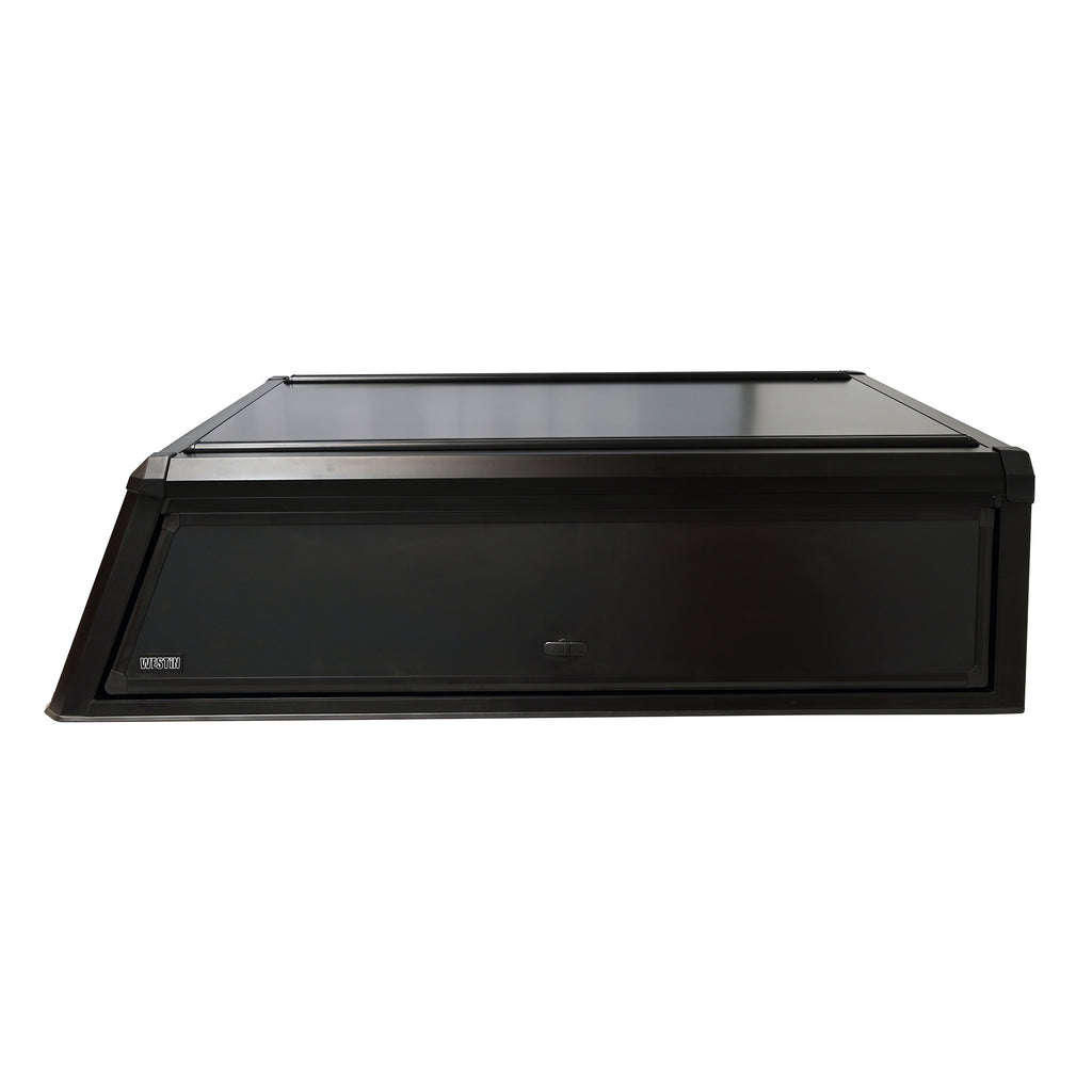 EXP Truck Cap with Sliding Front Glass Matte Black