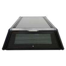 Load image into Gallery viewer, EXP Truck Cap with Solid Front Glass Matte Black