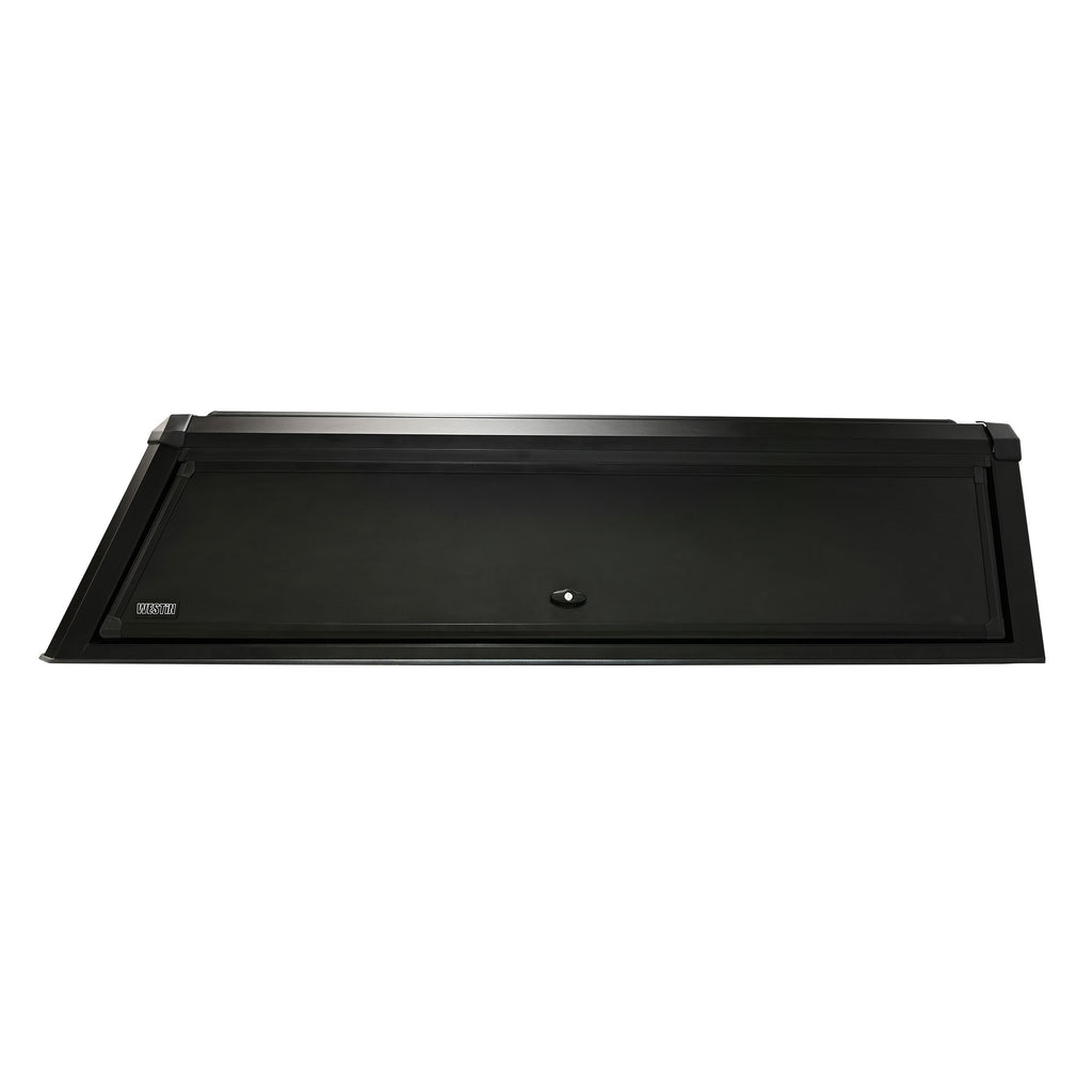 EXP Truck Cap with Solid Front Glass Matte Black
