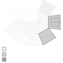Load image into Gallery viewer, 270 Awning Wall With Window - Nomadic Awning 270 Side Wall 2 Overland Vehicle Systems