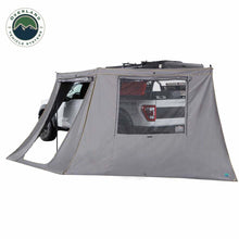 Load image into Gallery viewer, HD Nomadic 180 - LTE Awning Wall, Universal, Grey Body, Green Trim W/Storage Bag Overland Vehicle Systems