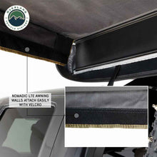 Load image into Gallery viewer, HD Nomadic 180 - LTE Awning Wall, Universal, Grey Body, Green Trim W/Storage Bag Overland Vehicle Systems