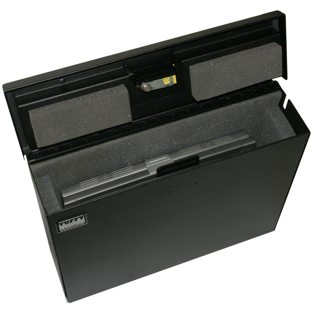 Laptop Security Lock Box Universal Black Tuffy Security Products