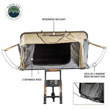 Load image into Gallery viewer, HD Bundu 4 - Hard Shell Roof Top Tent, 4 Person, Grey Body and Black Rainfly Overland Vehicle Systems